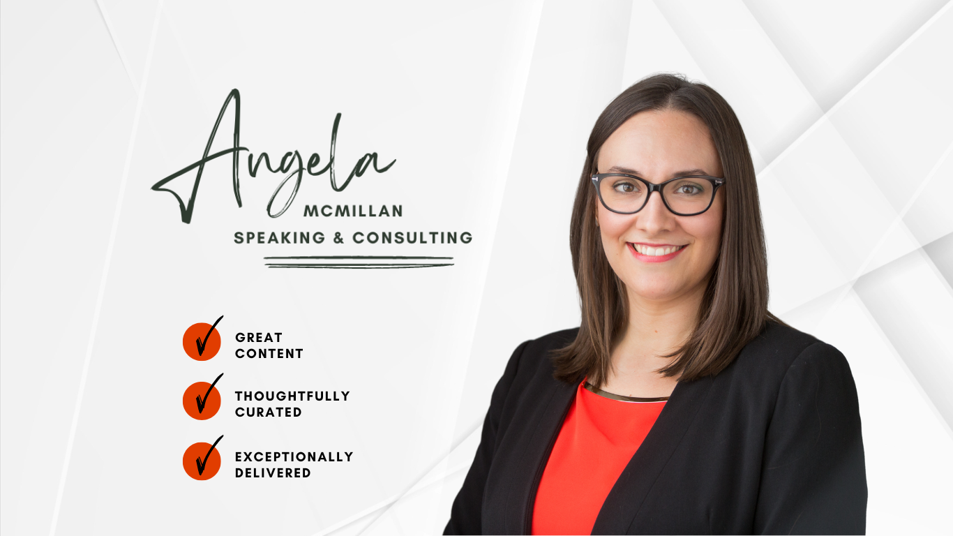 Angela McMillan Speaking and Consulting